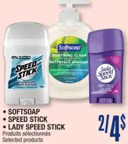 Jean Coutu SOFTSOAP, SPEED STICK, LADY SPEED STICK Selected products offer