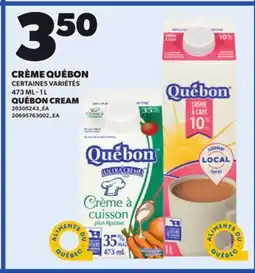 Provigo QUÉBON CREAM offer