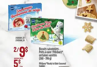 Provigo PILLSBURYTM READY TO BAKE SEASONAL COOKIES (260 – 396 G) offer