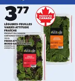 Provigo FRESH ATTITUDE MIXED SALAD GREENS, 312 G offer