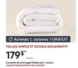 Dormez Vous Couette de microgel Fieldcrest Luxury offer