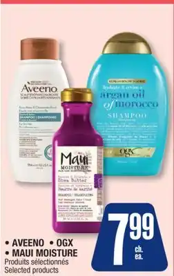 Jean Coutu AVEENO, OGX, MAUI MOISTURE Selected products offer