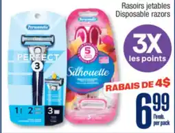 Jean Coutu PERSONNELLE Rasoirs jetables offer