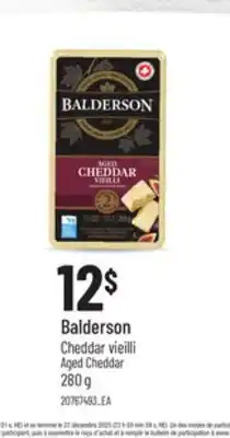 Provigo BALDERSON AGED CHEDDAR, 280 G offer