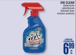 Jean Coutu OXI CLEAN Selected stain remover products offer