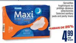 Jean Coutu Personnelle Serviettes hygiéniques ou protège-dessous offer