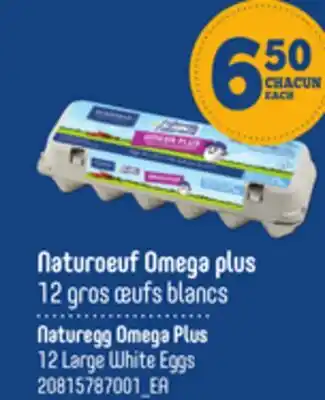 Provigo NATUREGG OMEGA PLUS 12 LARGE WHITE EGGS offer