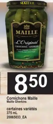 Provigo MAILLE GHERKINS, 375 ML offer