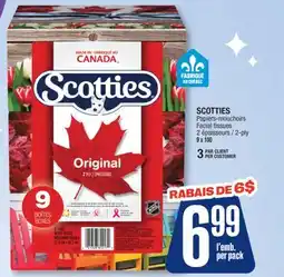 Jean Coutu SCOTTIES Facial tissues 2-ply offer