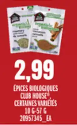 Provigo CLUB HOUSE , 10 G-57 G offer