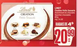 Jean Coutu LINDT Creation Petits Desserts Assorted chocolates offer