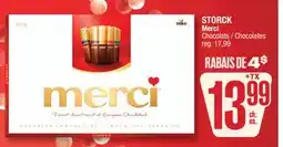 Jean Coutu STORCK Merci Chocolats offer