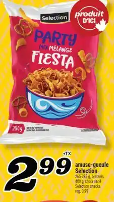 Marché Richelieu AMUSE-GUEULE SELECTION | SELECTION SNACKS offer