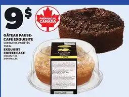 Provigo EXQUISITE COFFEE CAKE. 750 G offer