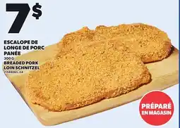Provigo BREADED PORK LOIN SCHNITZEL, 300 G offer