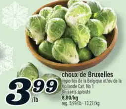 Marché Richelieu CHOUX DE BRUXELLES | BRUSSELS SPROUTS offer