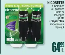 Jean Coutu NICORETTE VapoÉclair offer