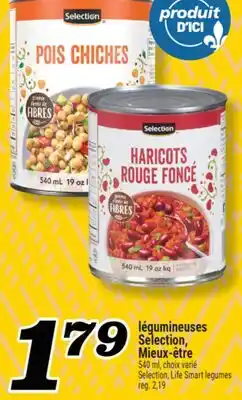 Marché Richelieu LÉGUMINEUSES SELECTION, MIEUX-ÊTRE | SELECTION, LIFE SMART LEGUMES offer