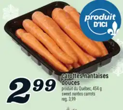 Marché Richelieu CAROTTES NANTAISES DOUCES | SWEET NANTES CARROTS offer