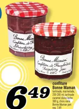 Marché Richelieu CONFITURE BONNE MAMAN | BONNE MAMAN JAM offer