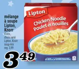 Marché Richelieu MÉLANGE À SOUPE LIPTON, KNORR | LIPTON, KNORR SOUP MIX offer
