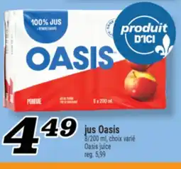 Marché Richelieu JUS OASIS | OASIS JUICE offer