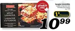Marché Richelieu LASAGNE IRRÉSISTIBLE | IRRÉSISTIBLE FROZEN LASAGNA offer