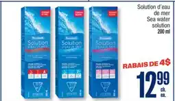 Jean Coutu PERSONNELLE Sea water solution offer