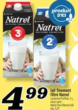 Marché Richelieu LAIT FINEMENT FILTRÉ NATREL | NATREL FINE-FILTERED MILK offer