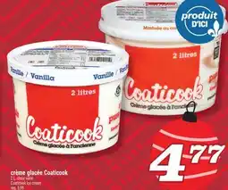 Marché Richelieu CRÈME GLACÉE COATICOOK | COATICOOK ICE CREAM offer