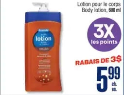 Jean Coutu PERSONNELLE Body lotion offer
