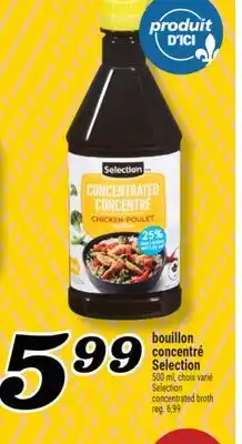 Marché Richelieu BOUILLON CONCENTRÉ SELECTION | SELECTION CONCENTRATED BROTH offer