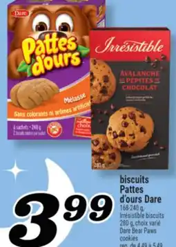 Marché Richelieu BISCUITS PATTES D'OURS DARE | DARE BEAR PAWS COOKIES offer