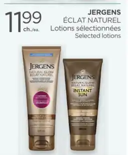 Proxim JERGENS ÉCLAT NATUREL Selected lotions offer