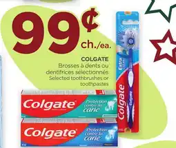 Proxim COLGATE Selected toothbrushes or toothpastes offer