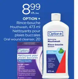 Proxim OPTION + Mouthwash, Oral wound cleanser offer