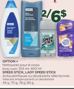 Proxim OPTION +, SPEED STICK, LADY SPEED STICK offer