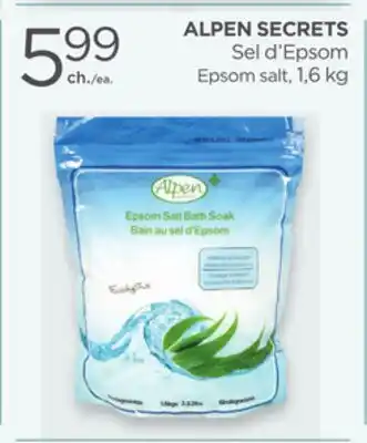 Proxim ALPEN SECRETS Epsom salt offer