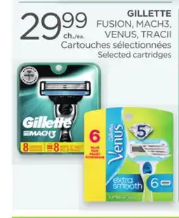 Proxim GILLETTE FUSION, MACH3, VENUS, TRACII Selected cartridges offer