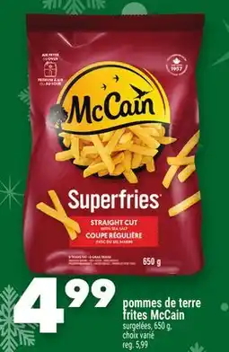 Marche Ami Pommes de terre frites McCain offer