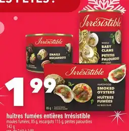 Marche Ami HUÎTRES FUMÉES ENTIÈRES IRRÉSISTIBLE offer
