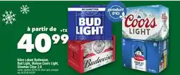 Marche Ami Bière Labatt Budweiser, Bud Light, Molson Coors Light, Sleeman Clear 2.0 offer