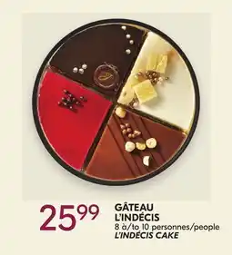 IGA L'INDÉCIS CAKE offer