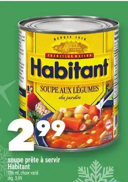 Marche Ami Soupe prête à servir Habitant offer
