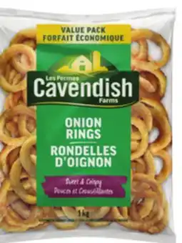 Giant Tiger Cavendish Farms onions rings offer