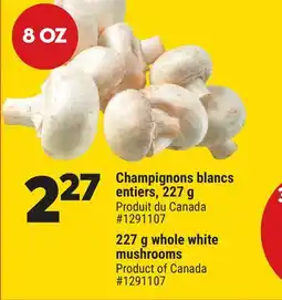 Giant Tiger 227 g whole white mushrooms offer