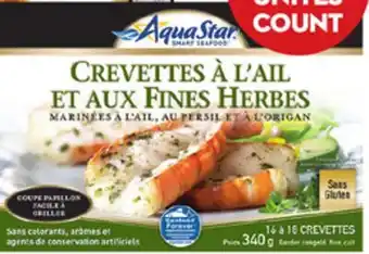 Giant Tiger Aqua Star garlic & herb or crispy torpedo shrimp offer