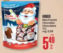 Jean Coutu KINDER Mini Friends Chocolates offer