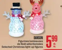 Jean Coutu DANSON Selected Christmas light-up figures offer