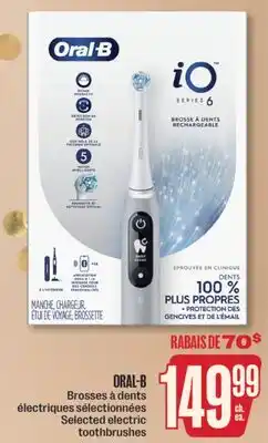 Jean Coutu ORAL-B Selected electric toothbrushes offer